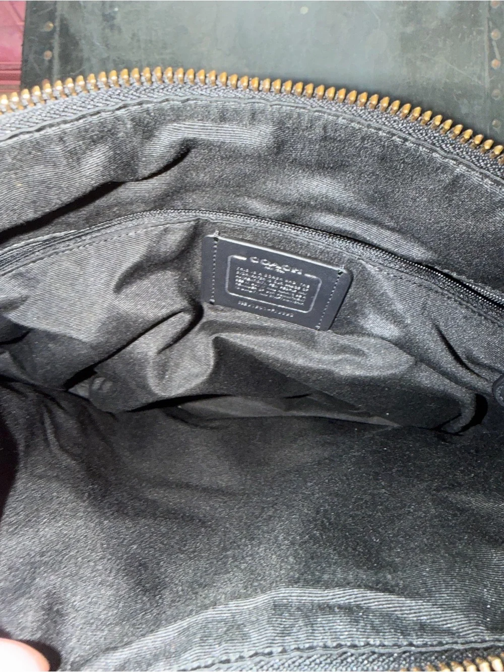 Coach Marlon Hobo brown black crossbody bag